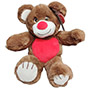 Brown Bear 25cm Heart