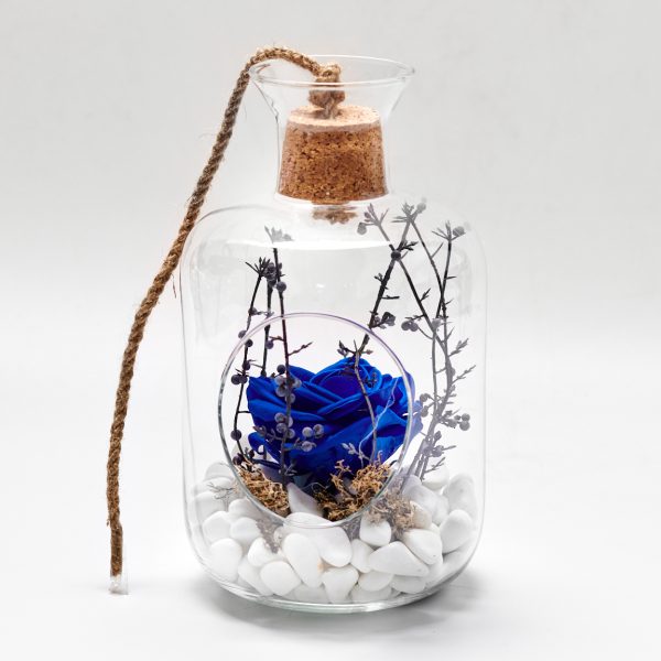 Forever Bottle Blue FOREVER ROSES Antheon