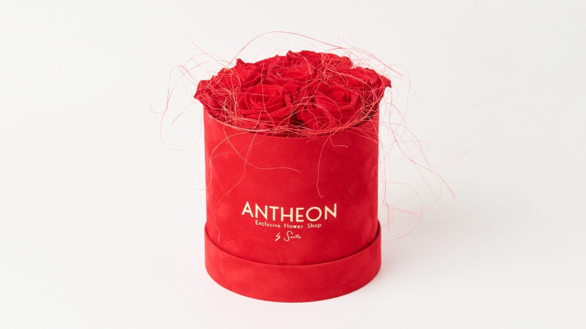 Forever Rose σε Κόκκινο Κουτί Πολυτελείας FOREVER ROSES Antheon